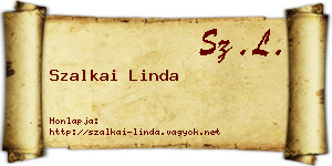 Szalkai Linda névjegykártya